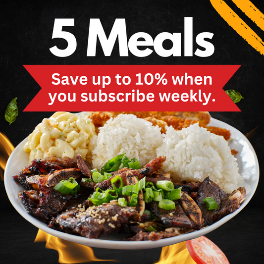 5 Meal Credits (Subscribe and Save up to 10%)